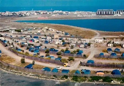 AK / Ansichtskarte Port la Nouvelle Vue generale aerienne du caming Le lac Les arenes Kat. Port la Nouvelle