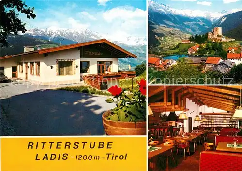 AK / Ansichtskarte Ladis Cafe Restaurant Ritterstube Gastraum Kat. Ladis