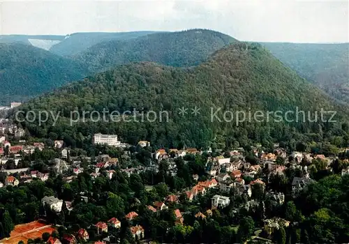 AK / Ansichtskarte Bad Harzburg Fliegeraufnahme mit Sanatorium am Burgberg Kat. Bad Harzburg