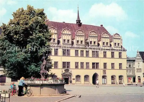 AK / Ansichtskarte Naumburg Saale Rathaus am Wilhelm Pieck Platz Kat. Naumburg