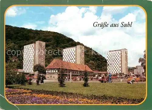 AK / Ansichtskarte Suhl Thueringer Wald Blick zum Waffenmuseum Kat. Suhl