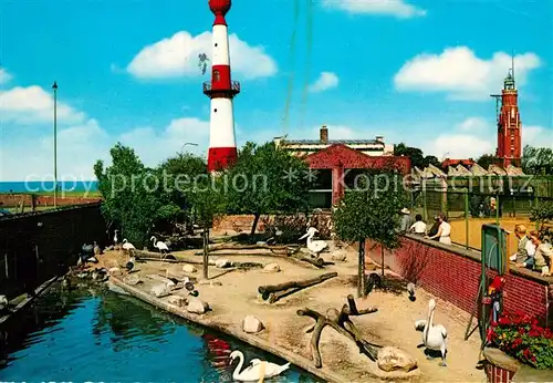 AK / Ansichtskarte Bremerhaven Tiergrotten und alter Leuchtturm Kat. Bremerhaven