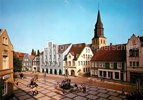 AK / Ansichtskarte Beckum Westfalen Marktplatz mit Rathaus Kat. Beckum