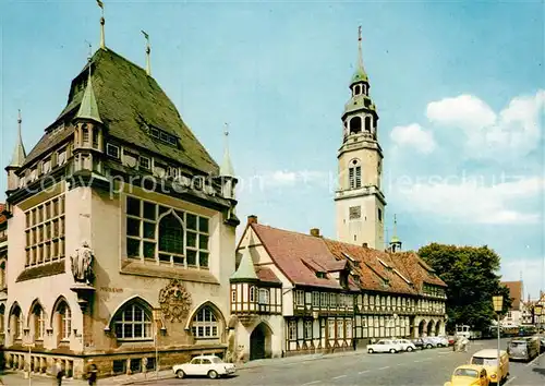 AK / Ansichtskarte Celle Niedersachsen Bomann Museum und Stadtkirche Kat. Celle