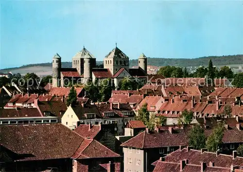 AK / Ansichtskarte Hildesheim Stadtblick mit St Michaeliskirche Kat. Hildesheim