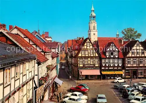 AK / Ansichtskarte Celle Niedersachsen Grosser Plan mit Stadtkirche Kat. Celle