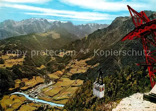 AK / Ansichtskarte Seilbahn Eisriesenwelt Salzachtal  Kat. Bahnen