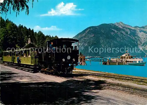 AK / Ansichtskarte Zahnradbahn Achensee Schiffsstation Seespitz Kat. Bergbahn