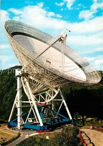 AK / Ansichtskarte Astronomie Radioteleskop Effelsberg Eifel Kat. Wissenschaft Science