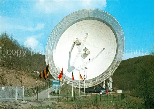 AK / Ansichtskarte Astronomie Radioteleskop Effelsberg Kat. Wissenschaft Science