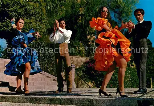 AK / Ansichtskarte Tanz Taenzer Baile Andaluz Espana 