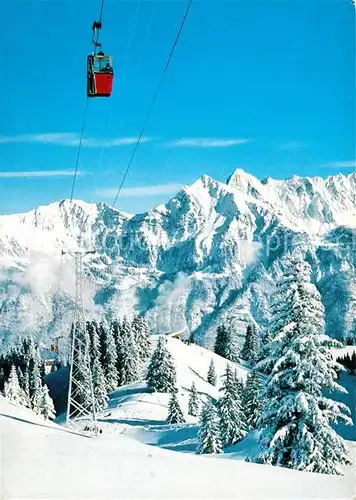 AK / Ansichtskarte Seilbahn Tannebodenalp Maschgachamm Sichelchamm Gamsberg Kat. Bahnen