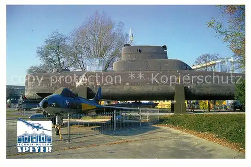 AK / Ansichtskarte U Boote Unterseeboot Unterseeboot U9 Bundesmarine Technik Museum Speyer 