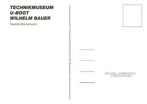 AK / Ansichtskarte U Boote Unterseeboot Wilhelm Bauer Technikmuseum Bremerhaven 