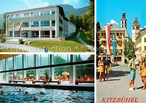 AK / Ansichtskarte Kitzbuehel Tirol Hallenbad Kurhaus  / Kitzbuehel /Tiroler Unterland