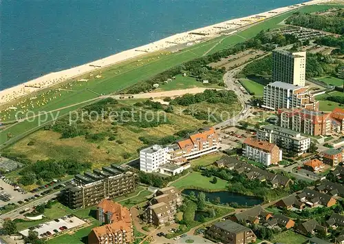 AK / Ansichtskarte Cuxhaven Doese Nordseebad Fliegeraufnahme mit Strand / Cuxhaven /Cuxhaven LKR