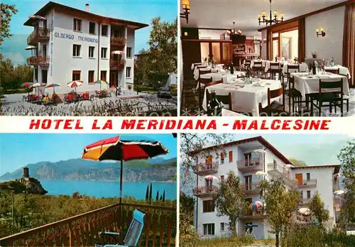 AK / Ansichtskarte Malcesine Lago di Garda Hotel Meridiana  Kat. Malcesine