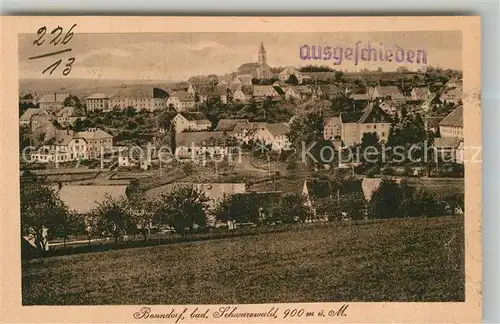 AK / Ansichtskarte Bonndorf Schwarzwald Gesamtansicht  Kat. Bonndorf