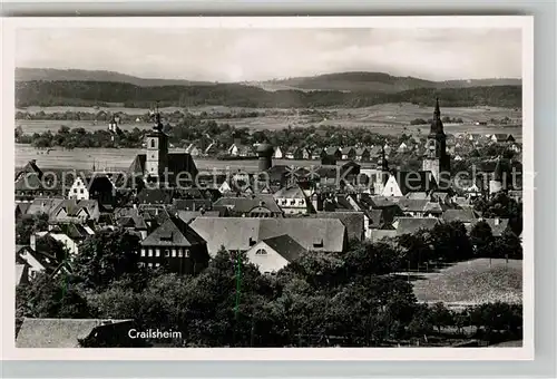 AK / Ansichtskarte Crailsheim Gesamtansicht  Kat. Crailsheim