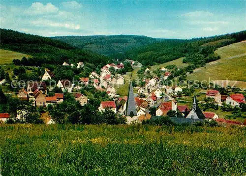 AK / Ansichtskarte Hessenthal Spessart Panorama Kat. Mespelbrunn