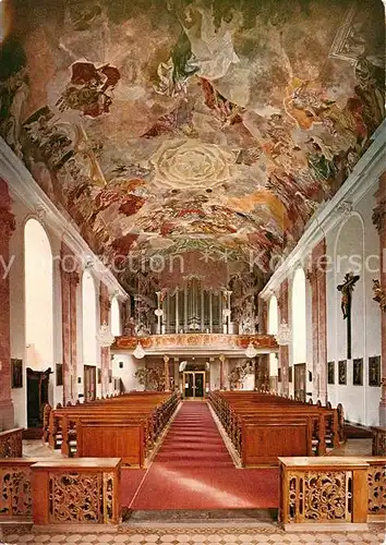 AK / Ansichtskarte Aschaffenburg Main Muttergottes Pfarrkirche neues Deckengemaelde Kat. Aschaffenburg