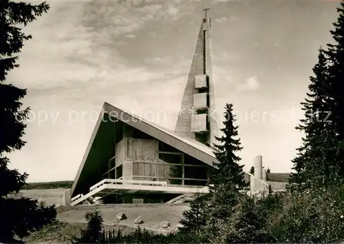 AK / Ansichtskarte Feldberg Schwarzwald Kirche der Verklaerung Christi Architekt Rainer Disse Kat. Feldberg (Schwarzwald)