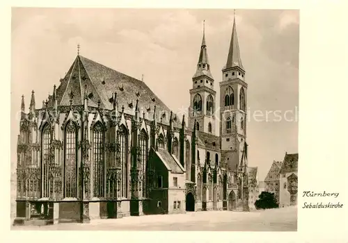 AK / Ansichtskarte Nuernberg Sebalduskirche Kat. Nuernberg