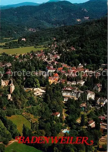 AK / Ansichtskarte Badenweiler Fliegeraufnahme Kat. Badenweiler