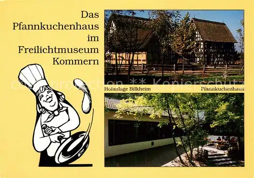 AK / Ansichtskarte Kommern Mechernich Pfannkuchenhaus Freilichtmuseum Hofanlage Bilkheim  Kat. Mechernich