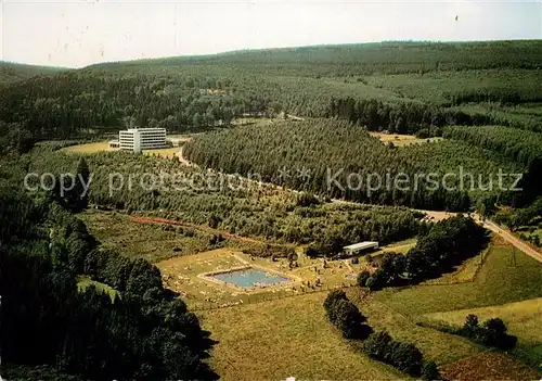 AK / Ansichtskarte Weiskirchen Saar Fliegeraufnahme Hochwald Sanatorium  Kat. Weiskirchen Saar