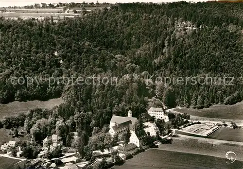 AK / Ansichtskarte Schelklingen Urspringschule Fliegeraufnahme Kat. Schelklingen