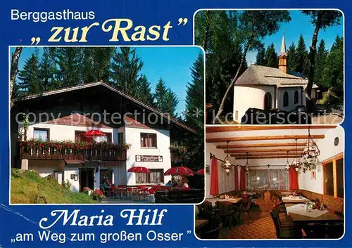 AK / Ansichtskarte Lam Oberpfalz Berggasthaus Zur Rast  Kat. Lam