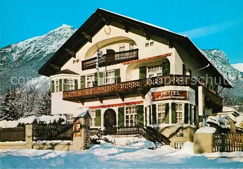 AK / Ansichtskarte Garmisch Partenkirchen Hotel Aschenbrenner  Kat. Garmisch Partenkirchen