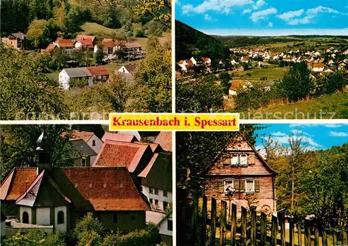AK / Ansichtskarte Krausenbach KirchePanoramen Cafe Pension Ferschenmuehle Kat. Dammbach