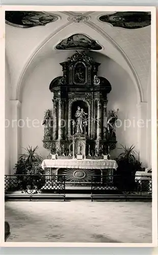 AK / Ansichtskarte Grossheubach Kloster Engelsburg Altar Kat. Grossheubach Main