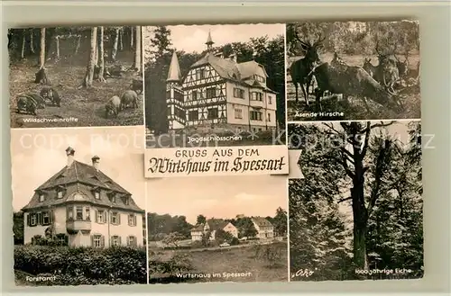 AK / Ansichtskarte Rohrbrunn Das Wirtshaus im Spessart Gaststaette Kat. Weibersbrunn