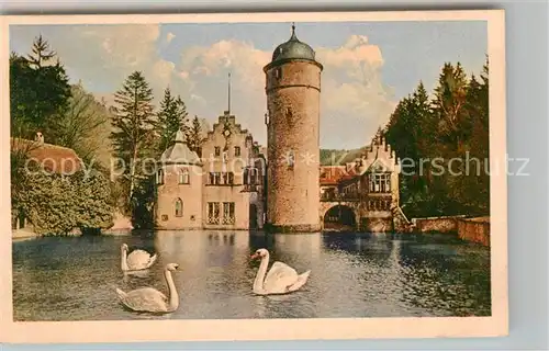 AK / Ansichtskarte Mespelbrunn Wasserschloss Kat. Mespelbrunn