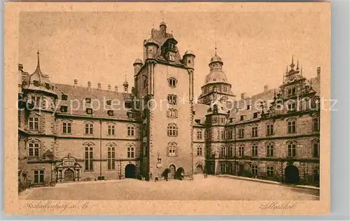 AK / Ansichtskarte Aschaffenburg Main Schlosshof Kat. Aschaffenburg