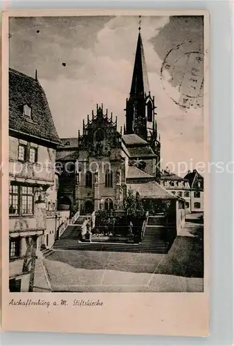 AK / Ansichtskarte Aschaffenburg Main Stiftskirche Kat. Aschaffenburg