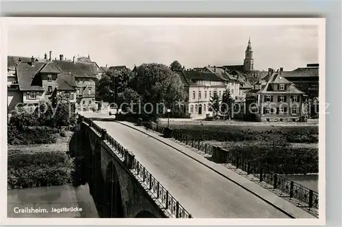 AK / Ansichtskarte Crailsheim Jagstbruecke Kat. Crailsheim