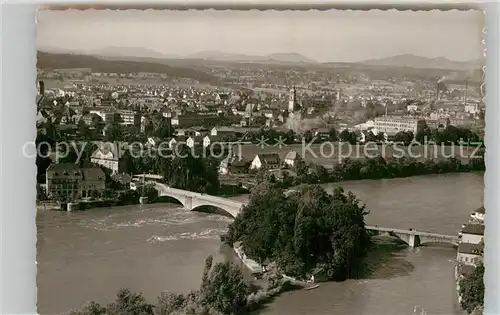 AK / Ansichtskarte Rheinfelden Baden Fliegeraufnahme Rheinbruecke Kat. Rheinfelden (Baden)