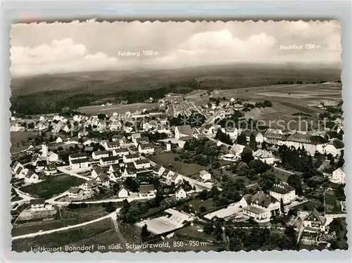 AK / Ansichtskarte Bonndorf Schwarzwald Fliegeraufnahme Kat. Bonndorf