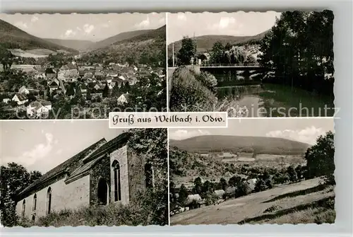 AK / Ansichtskarte Weilbach Unterfranken Panoramen Kat. Weilbach