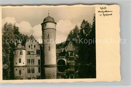 AK / Ansichtskarte Mespelbrunn Schloss Kat. Mespelbrunn