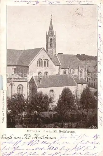 AK / Ansichtskarte Heilsbronn Muensterkirche Kat. Heilsbronn