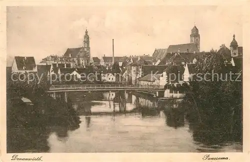 AK / Ansichtskarte Donauwoerth Panorama  Kat. Donauwoerth