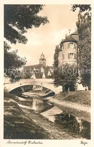 AK / Ansichtskarte Donauwoerth Rindertor Kat. Donauwoerth