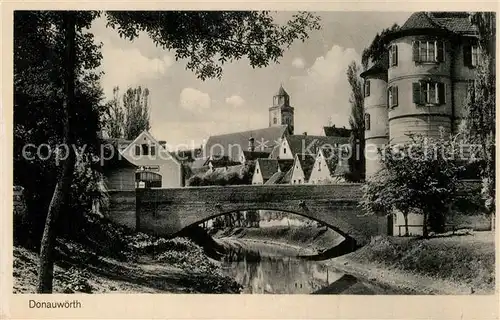 AK / Ansichtskarte Donauwoerth Riedertor Kat. Donauwoerth