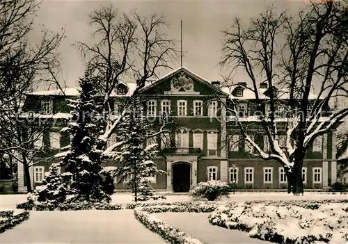 AK / Ansichtskarte Arnstadt Ilm Schlossmuseum im Winter Kat. Arnstadt