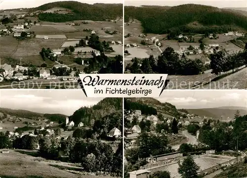 AK / Ansichtskarte Warmensteinach Landschaftspanorama Hoehenluftkurort im Fichtelgebirge Kat. Warmensteinach Fichtelgebirge